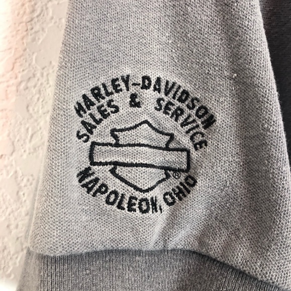 π Harley-Davidson π Grey Polo - Picture 10 of 11